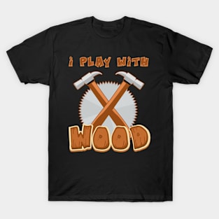 Hammer Wood Working Design for Carving Fans T-Shirt